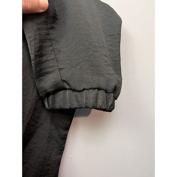 Ali & Kris Jumpsuit Womens Small Black Solid Polyester Sleeveless Jogger Pockets - Picture 7 of 9